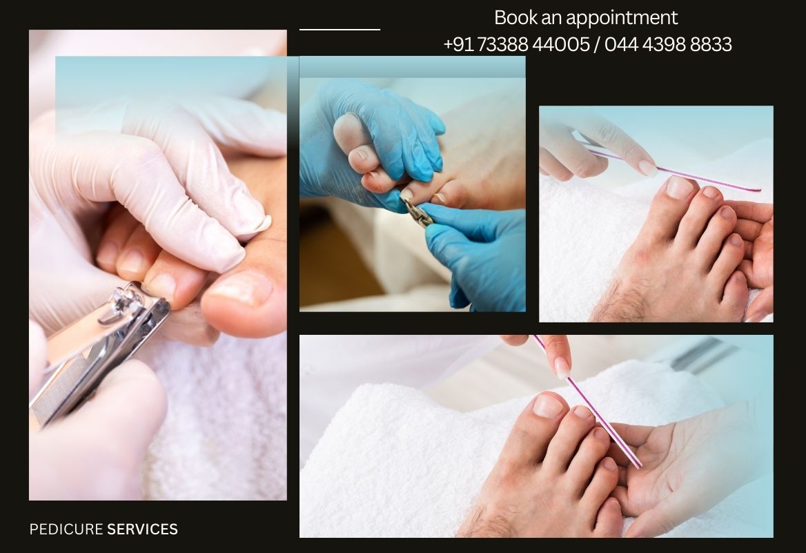 Pedicure service image for Men at Green Trends Ashok Nagar, Chennai
