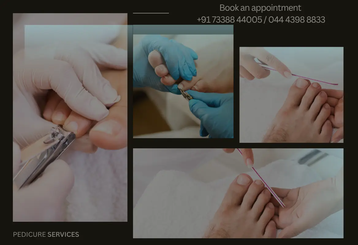 Pedicure service image for Men at Green Trends Ashok Nagar, Chennai