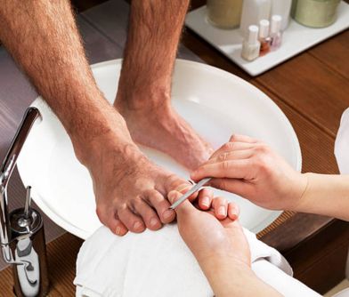 Pedicure for Men at Green Trends Ashok Nagar, Chennai